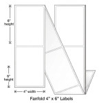 4x6 blank label